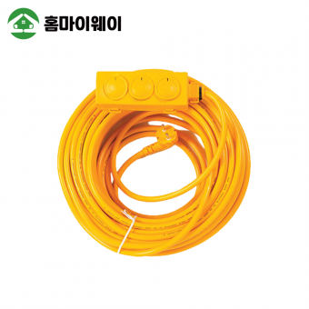 [MJM]C1530/3구콘센트-노랑/30M